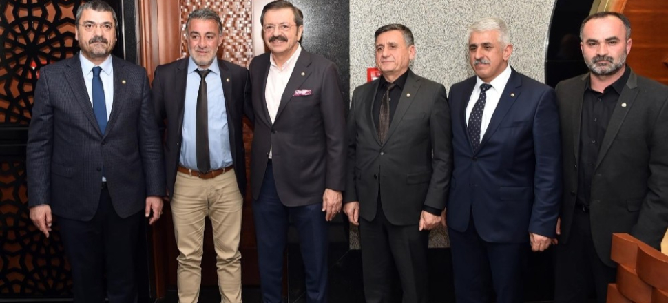 Tunceli TSO’dan Başkan Rıfat Hisarcıklıoğlu’na  ziyaret
