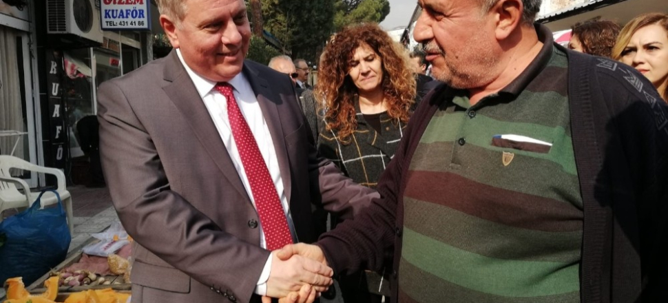 Denizli'de Ümit Bahtiyar seçim çalışmalarına Buldan ile devam etti