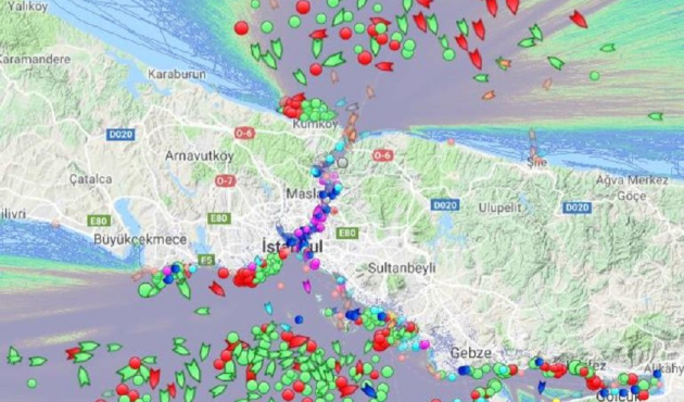 Yüzlerce gemi Karadeniz ve Marmara'da bekliyor!