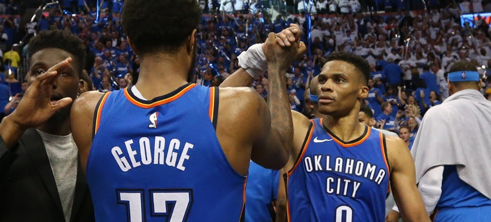 George ve Westbrook'tan Utah potasına 88 sayı!