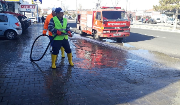 Nevşehir’de temizlik çalışmaları devam ediyor