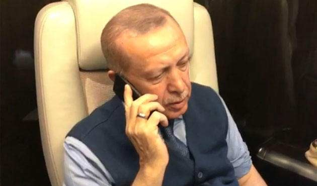 Erdoğan'dan taziye telefonu