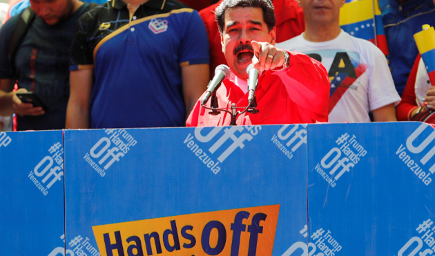 Maduro kendi kullandığı araçla ABD'ye mesaj verdi!