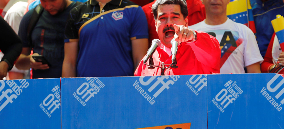 Maduro kendi kullandığı araçla ABD'ye mesaj verdi!