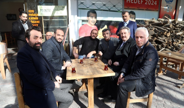 Kayseri'de Başkan Mustafa Palancıoğlu Hunat Esnafıyla