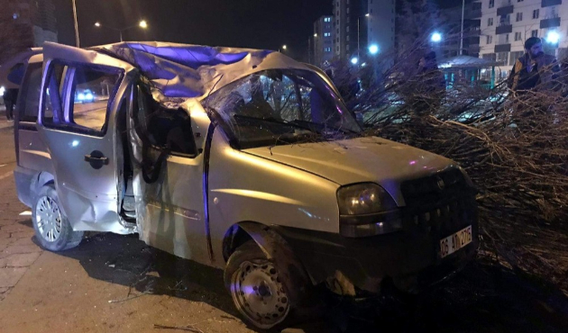 Kayseri'de trafik kazası: 2 yaralı