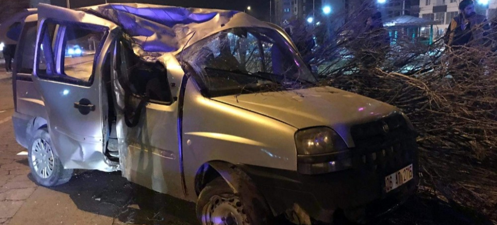Kayseri'de trafik kazası: 2 yaralı
