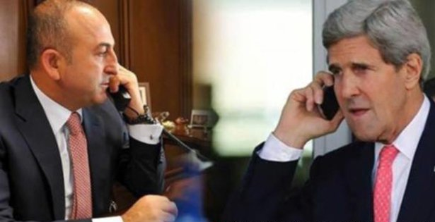 Çavuşoğlu ve Kerry Halep'i konuştu