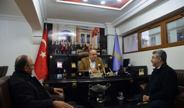 Kilis'te BTP Adayı Alaiddin Özkar, KESOB’u ziyaret etti