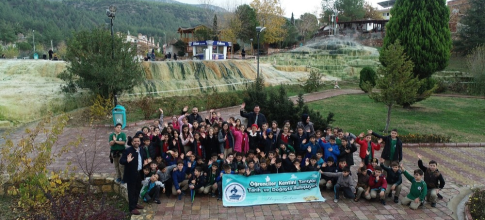 Denizli’de ‘öğrenciler kentini tanıyor’ projesi sürüyor