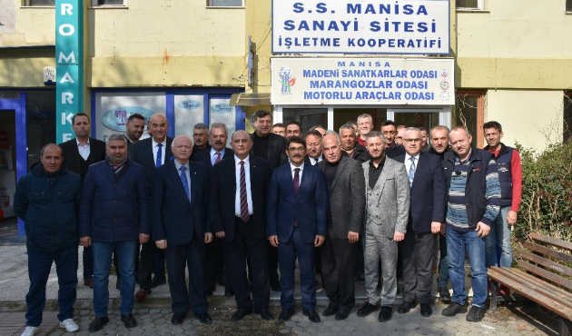 Manisa'da Başkan Ömer Faruk Çelik’ten oda başkanlarına ziyaret