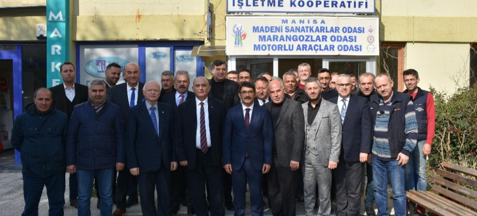 Manisa'da Başkan Ömer Faruk Çelik’ten oda başkanlarına ziyaret