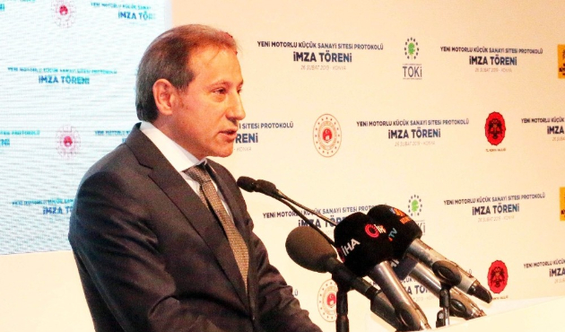 Konya'da Muharrem Karabacak’tan sanayi sitesi teşekkürü