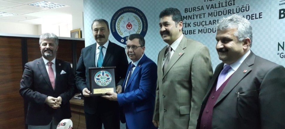 Emniyet Müdürü Bursa’nın uç beyleri ile bir araya geldi
