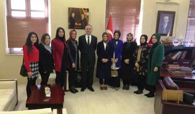 Hatay TÜGVA’dan Kaymakam İskender Yönden’e ziyaret