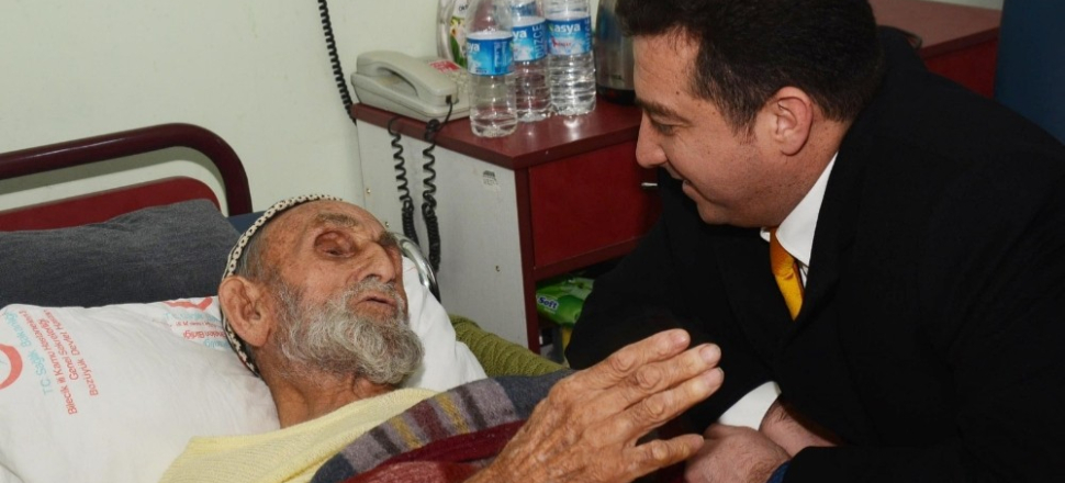 Bilecik'te Başkan Fatih Bakıcı'dan hastalara moral ziyareti