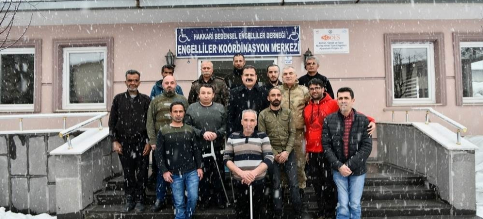 Hakkari'de Vali İdris Akbıyık’tan Engelliler Koordinasyon Merkezine ziyaret