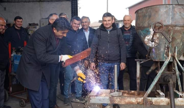 Manisa'da Başkan Necati Selçuk sanayi esnafını ziyaret etti