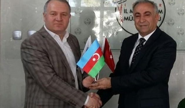 Iğdır'da Başkan Göksel Gülbey, Milli Eğitim Müdürü Gönen’i ziyaret etti