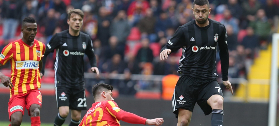 Beşiktaş'a bir darbe de Kayseri'de! 2-2