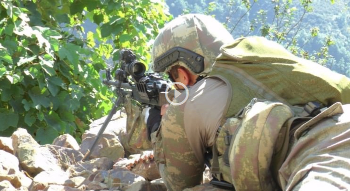 Giresun’daki teröristlerle çatışma anı vatandaş kamerasında