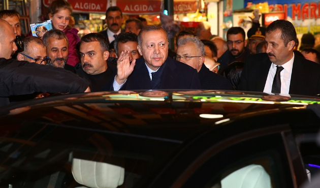 Cumhurbaşkanı Erdoğan baba ocağında...