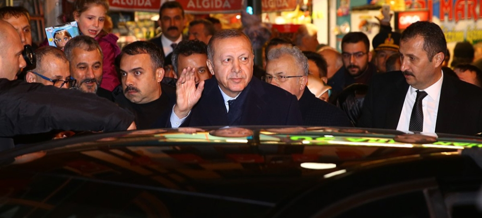 Cumhurbaşkanı Erdoğan baba ocağında...