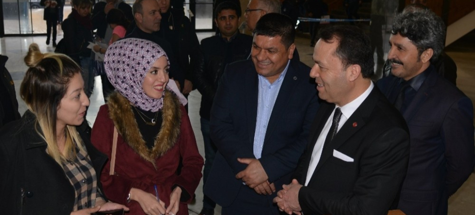 Diyarbakır'da Muhsin Eryılmaz, memur adaylarını ziyaret etti
