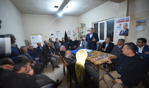 Manisa'da Mehmet Çerçi, 4 mahallede vatandaşla buluştu