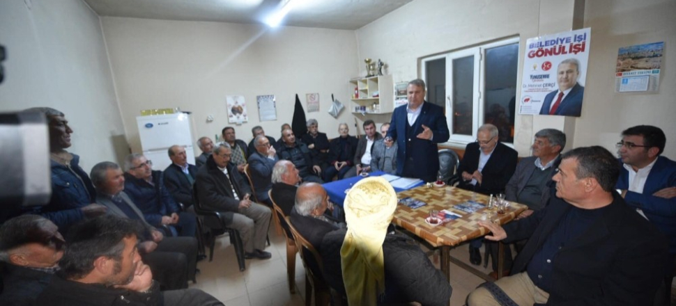 Manisa'da Mehmet Çerçi, 4 mahallede vatandaşla buluştu