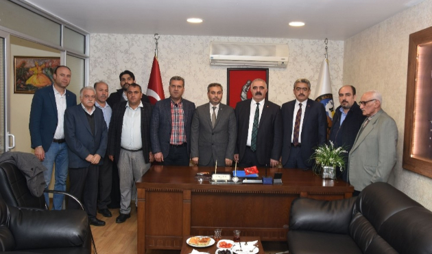 Aydın'da Başkan Haluk Alıcık oda başkanları ile buluştu