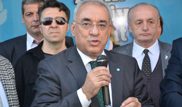Tekirdağ'da DSP Genel Başkanı Önder Aksakal: "Çığ gibi büyüyen bir partimiz var"