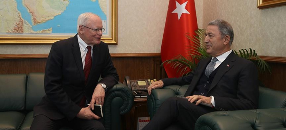 Bakan Akar ile Jeffrey Suriye'yi görüştü...