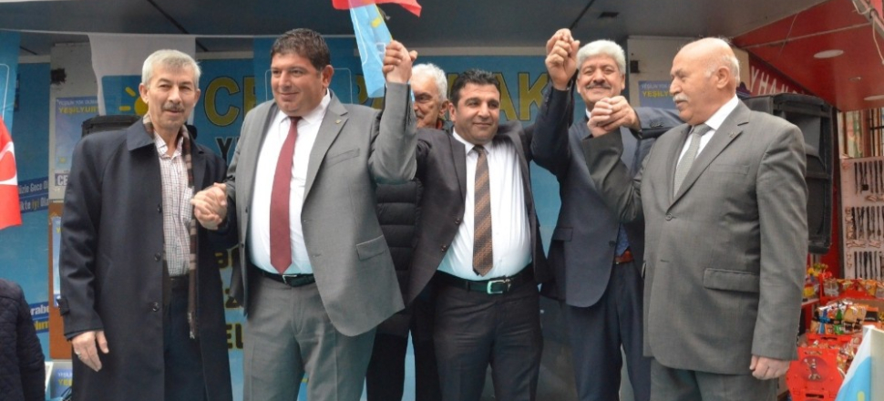 Malatya'da İYİ Partili Cem Parlak’ın seçim bürosu açıldı