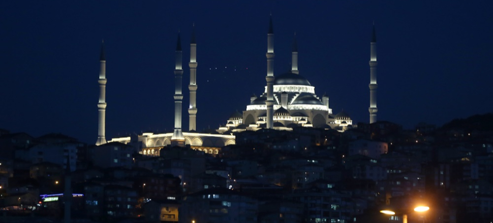 Çamlıca Camii'nden muhteşem kareler...