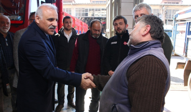 Trabzon'da Başkan adayı Murat Zorluoğlu, Of’u arşınladı