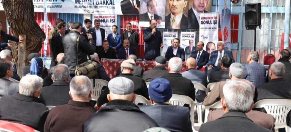 Konya'da Başkan Uğur İbrahim Altay, Halkapınar ve Emirgazi’de vatandaşlarla buluştu