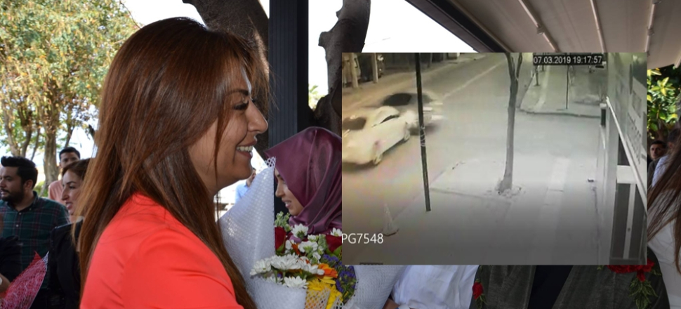 Menderes Türel'in eşi Ebru Türel trafik kazası geçirdi...