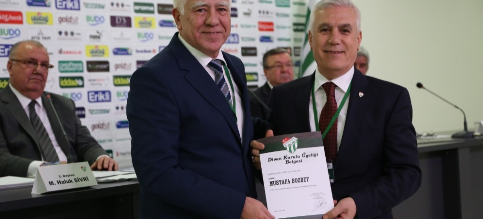 Bursa'da Mustafa Bozbey Bursaspor divan kurulu üyesi oldu