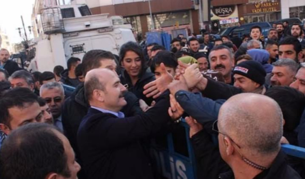 Bolu’da, Bakan Süleyman Soylu’ya sevgi seli