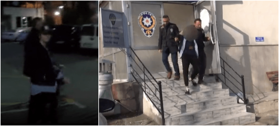 İş adamının oğlu kız arkadaşıyla hırsızlık yaparken yakalandı!