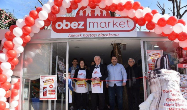 Türkiye'de bir ilk: ObezMarket açıldı!