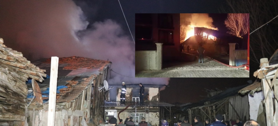 Yanan evden 16 bin lirayı itfaiye kurtardı...