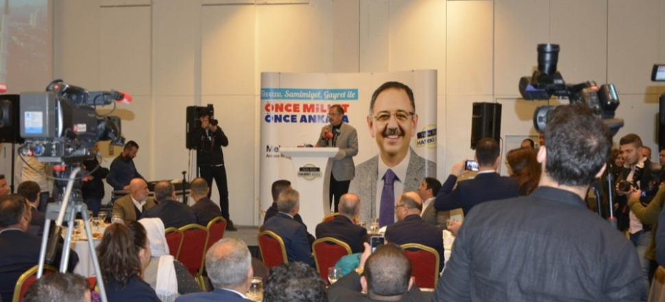 Ankara'da Başkan İrfan Tatlıoğlu’ndan Mehmet Özhaseki’ye destek
