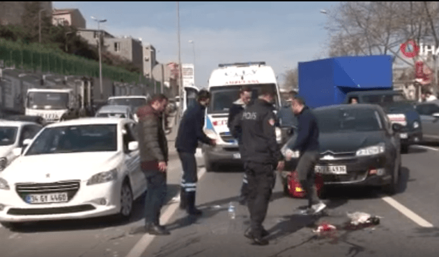 İstanbul'un göbeğinde taksici dehşeti!