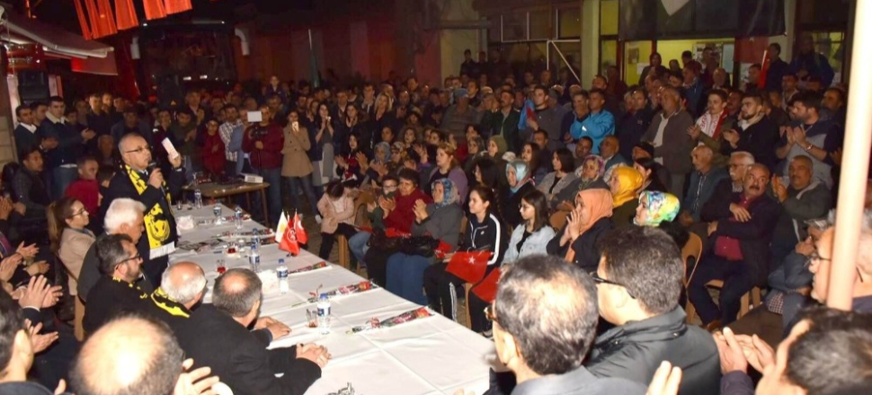 Manisa'da Başkan Zeki Kayda mahallelilerle buluştu