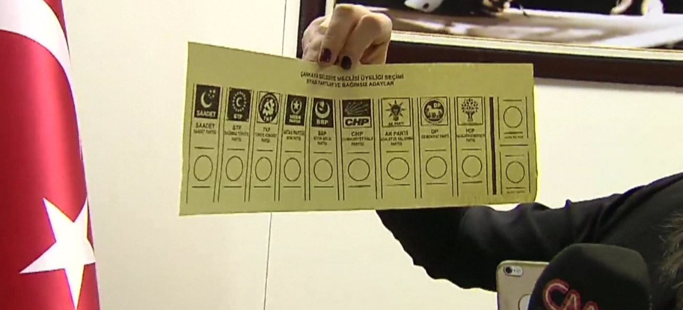 İşte yerel seçimde kullanılacak oy pusulası!