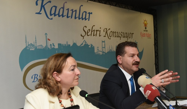 Balıkesir'de Başkan Yücel Yılmaz kadınlarla şehri konuştu
