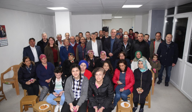 Bartın'da Başkan Cemal Akın site toplantısında