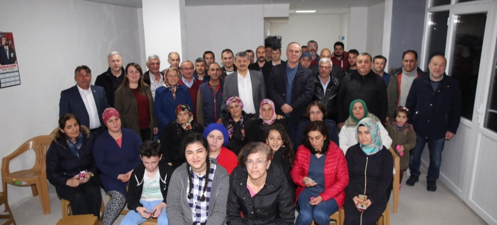Bartın'da Başkan Cemal Akın site toplantısında